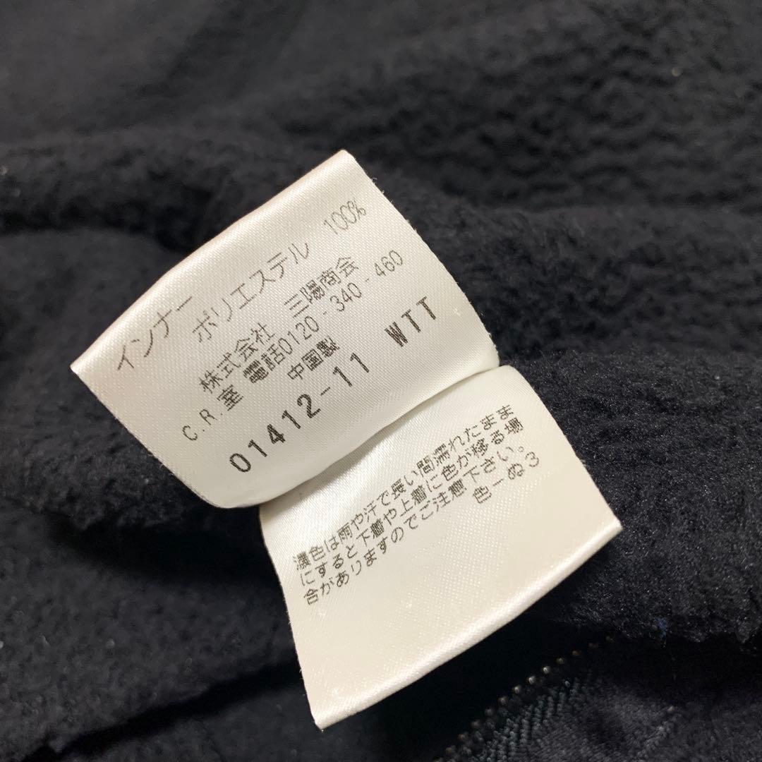 ブラックバレットバイニールバレット モッズコート ジャケット フリースインナー