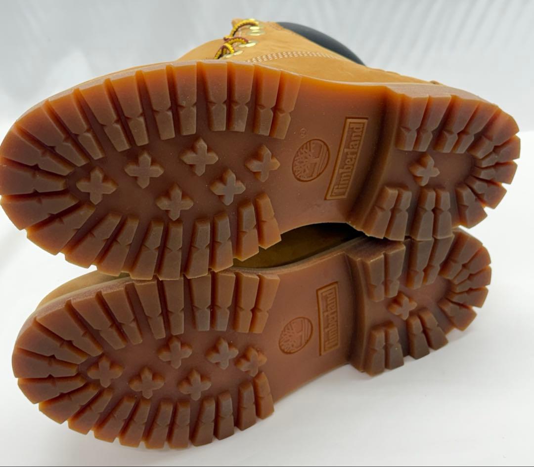 美品　Timberland イエロー　プレミアムブーツ　6インチ　レディース