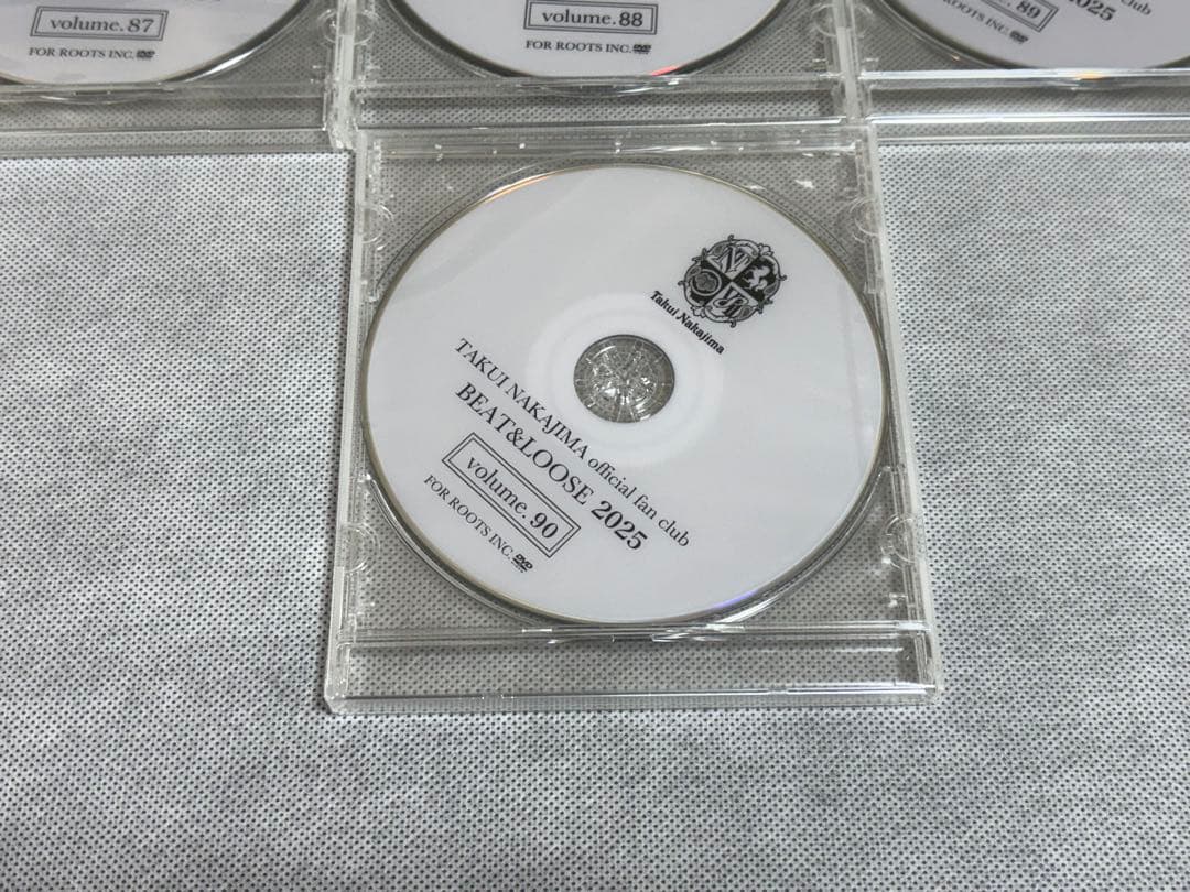 中島卓偉 FC会報DVD Vol.84〜90 7枚 全巻セット