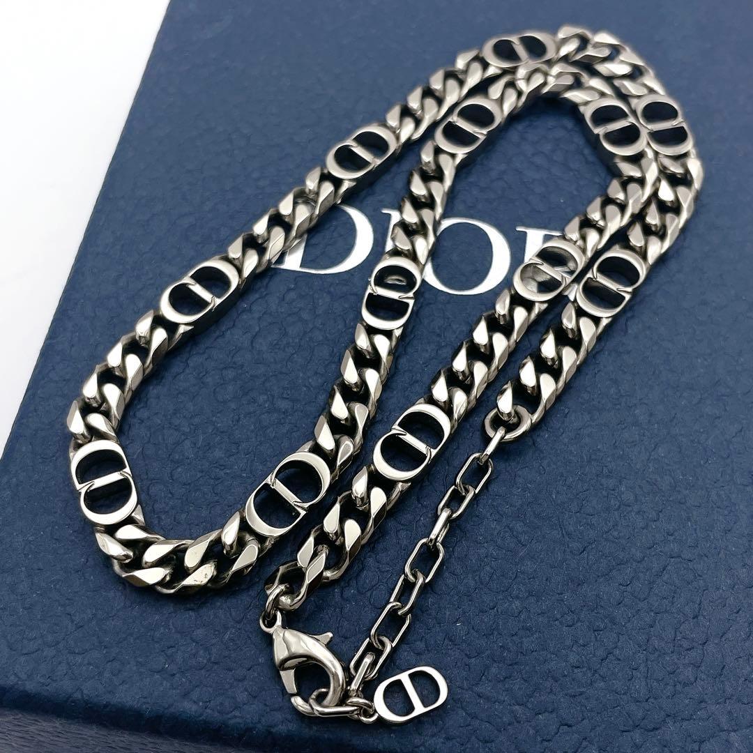 Christian Dior ネックレス　アイコン　チェーン　喜平　CD