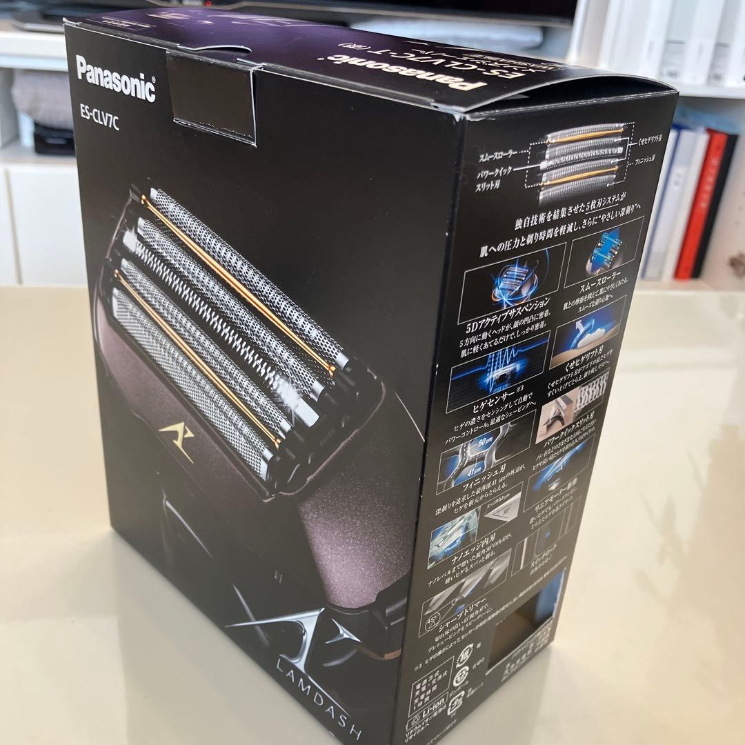 ラムダッシュ　パナソニック5枚刃　ES-CLV7C メンズシェーバー 替刃交換済
