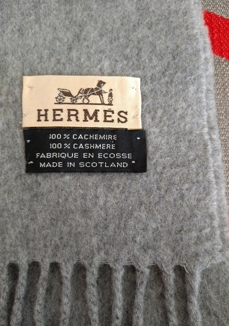 HERMES カシミヤ マフラー