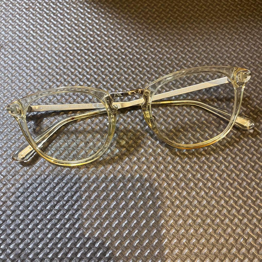 TOM FORD クリアフレーム サングラス