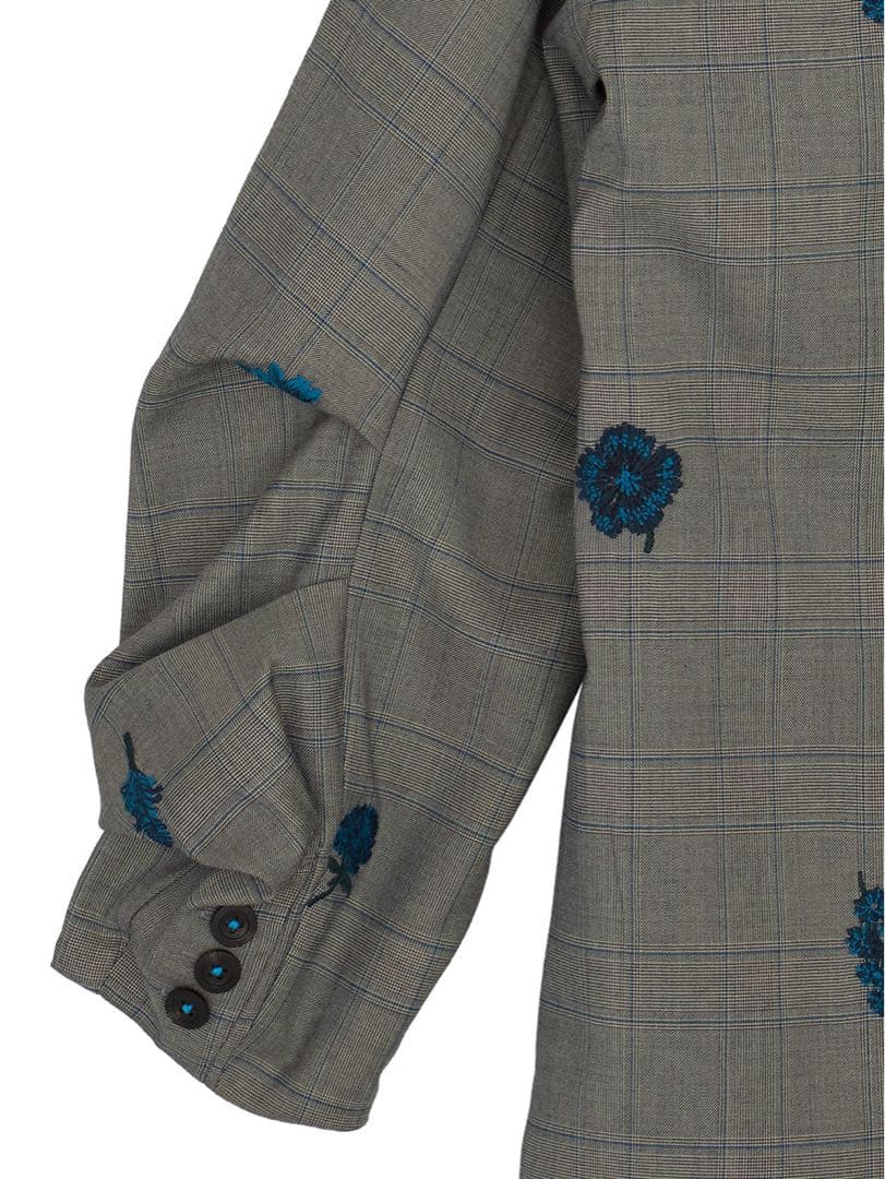 ジャケット・アウター Ameri CHECK FLOWER PAPA JACKET