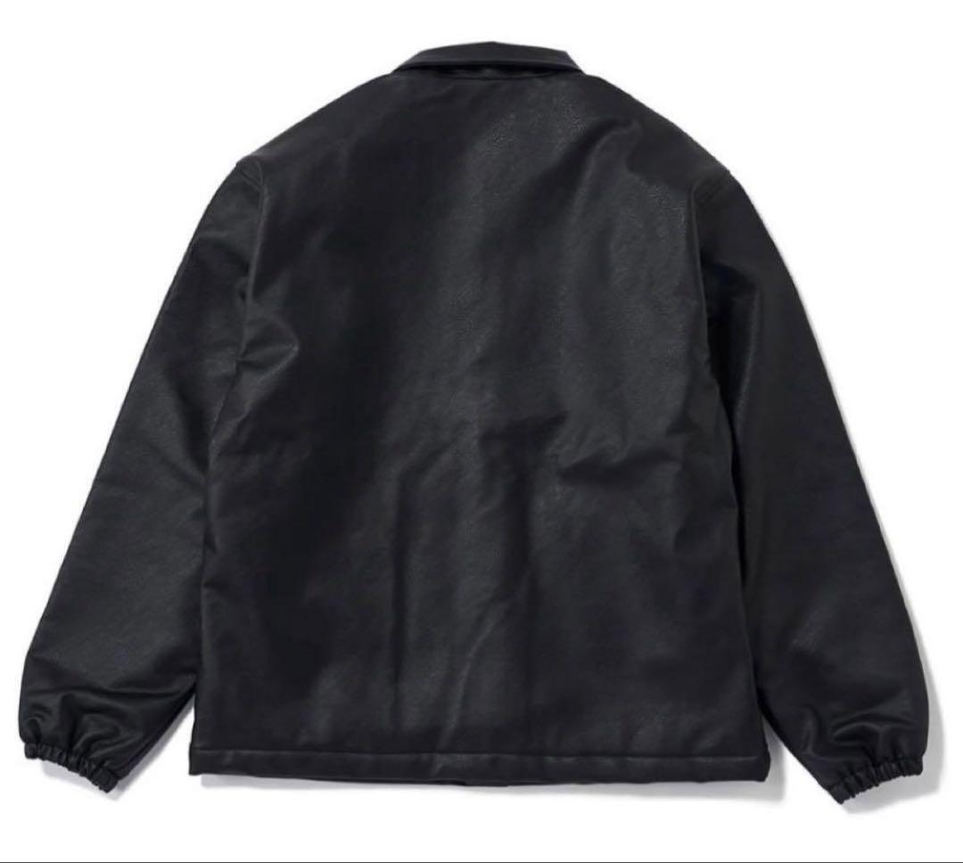 キムタク着 ROLLER FAKE LEATHER COACHJACKET