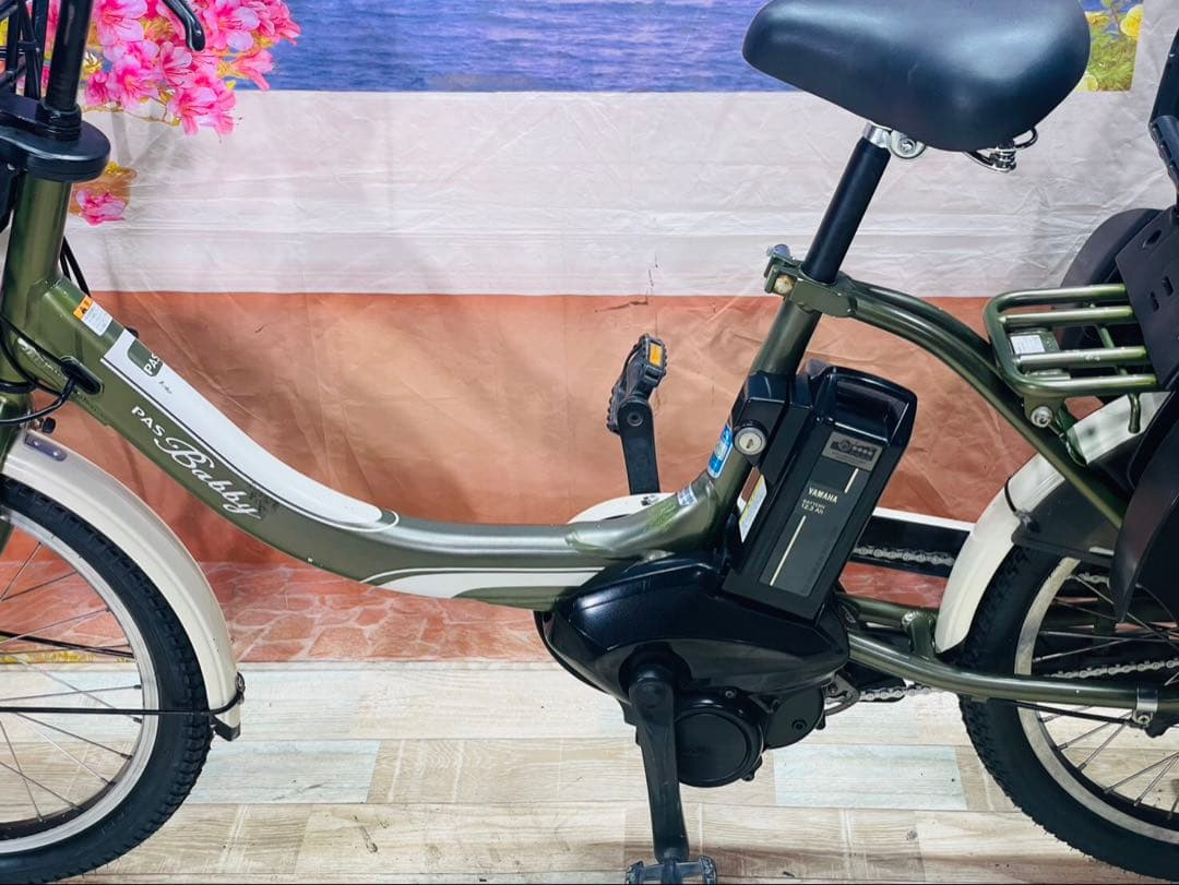 人気モデル！パスバビー12AH⭐️ヤマハ子供乗せ電動アシスト自転車Y3558