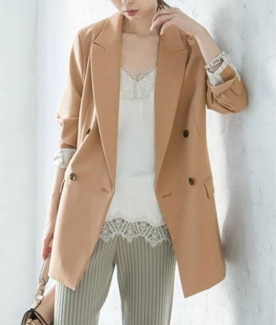 【美品】完売品✨️ノーブル ナローピークドジャケット ゆったり