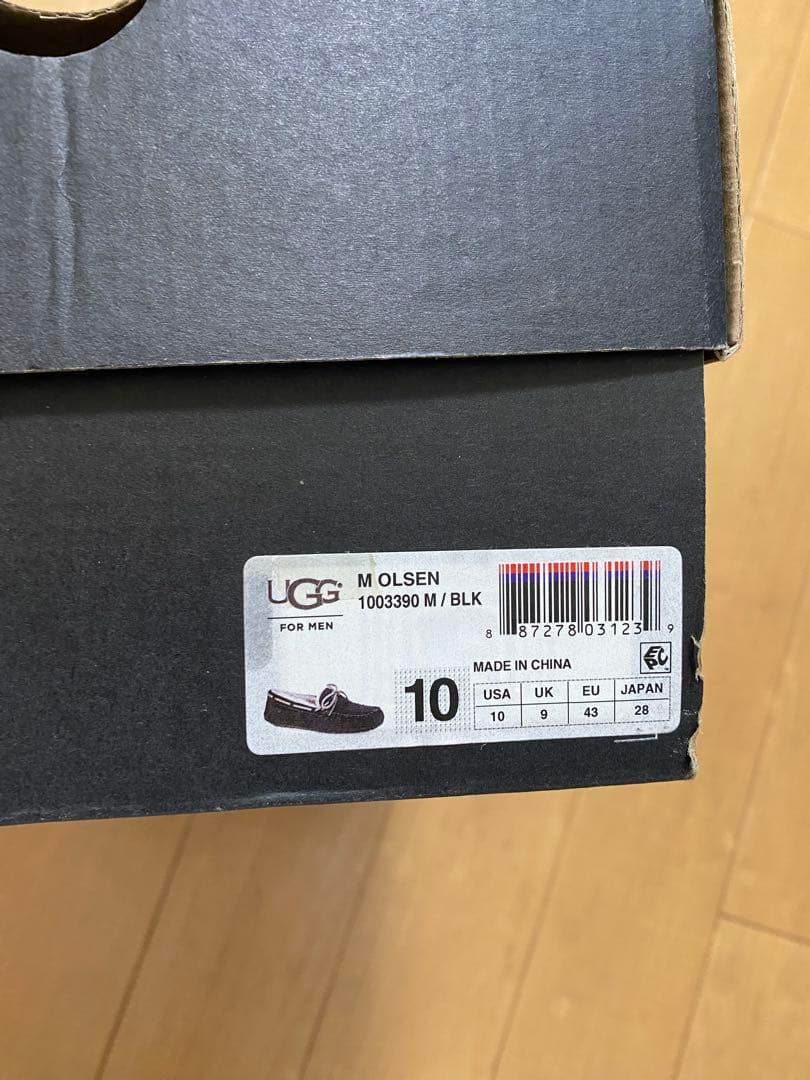 新品 UGG / アグ OLSEN / オルセン ブラック 28cm