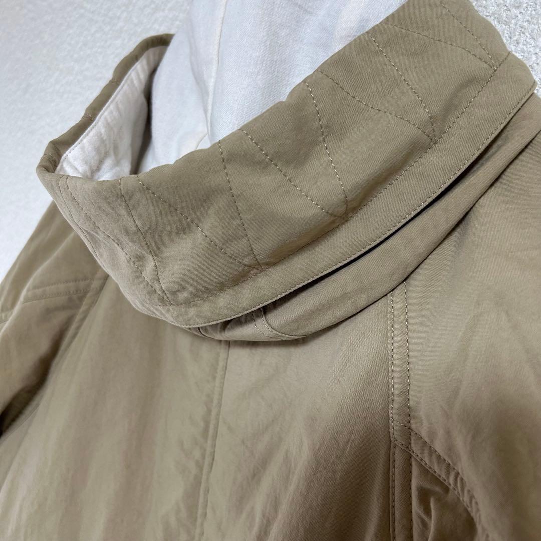 ザシンゾーン 中綿モッズコート ベージュ