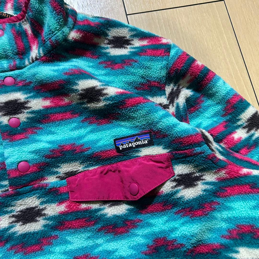 【used】2015年製 patagonia スナップT ネイティブ柄
