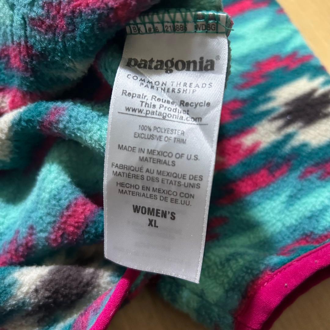 【used】2015年製 patagonia スナップT ネイティブ柄