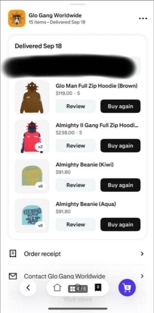 Glo Gang ビーニー 正規品