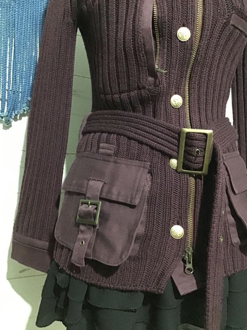 Y2K 平成ギャル ダークコア グランジ パンク ロック お兄系 ニット