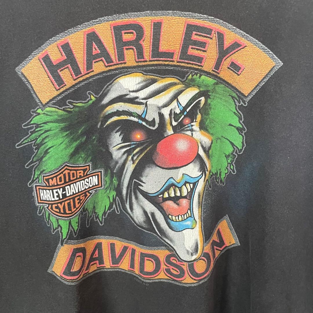 【USA製】Harley-Davidson ノースリーブ　ブラックXL プリント