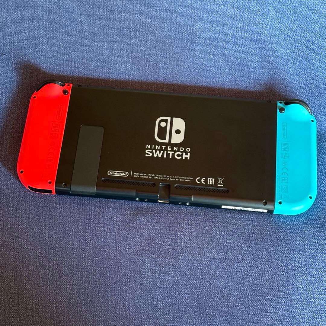 Nintendo Switch 本体(⚠️ACアダプター、箱無し)、ケース2種つき