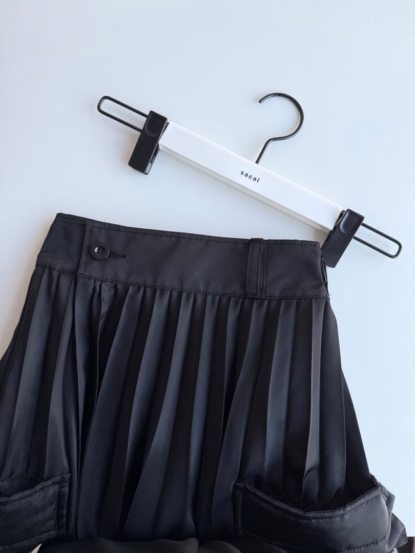 24aw 新品タグ付 sacai プリーツ　すかーと