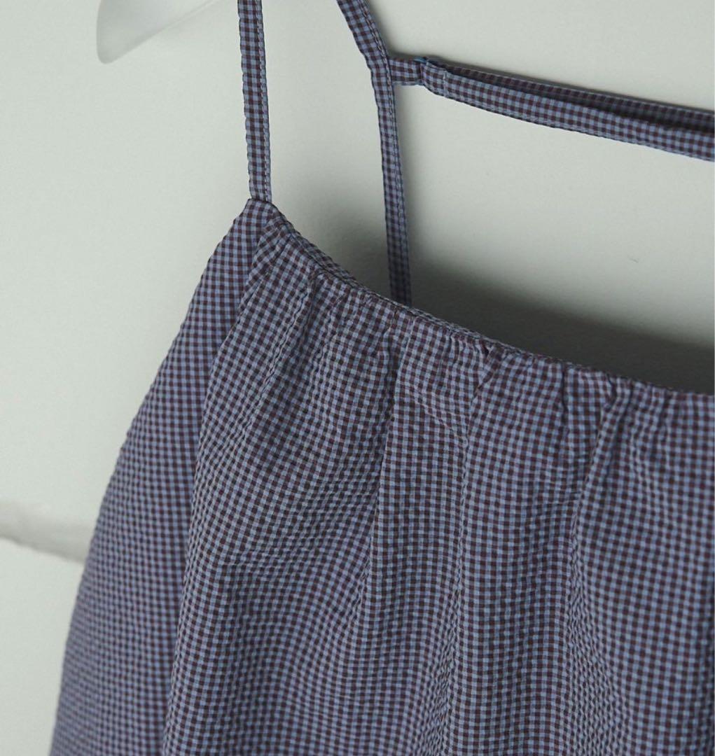 トップス anuke /Backopen Balloon Camisole