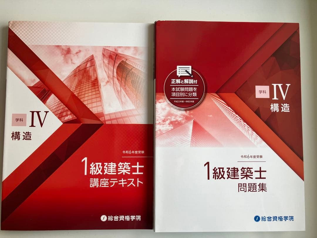 1級建築士 試験合格参考書セット 2024年版(令和6年度)