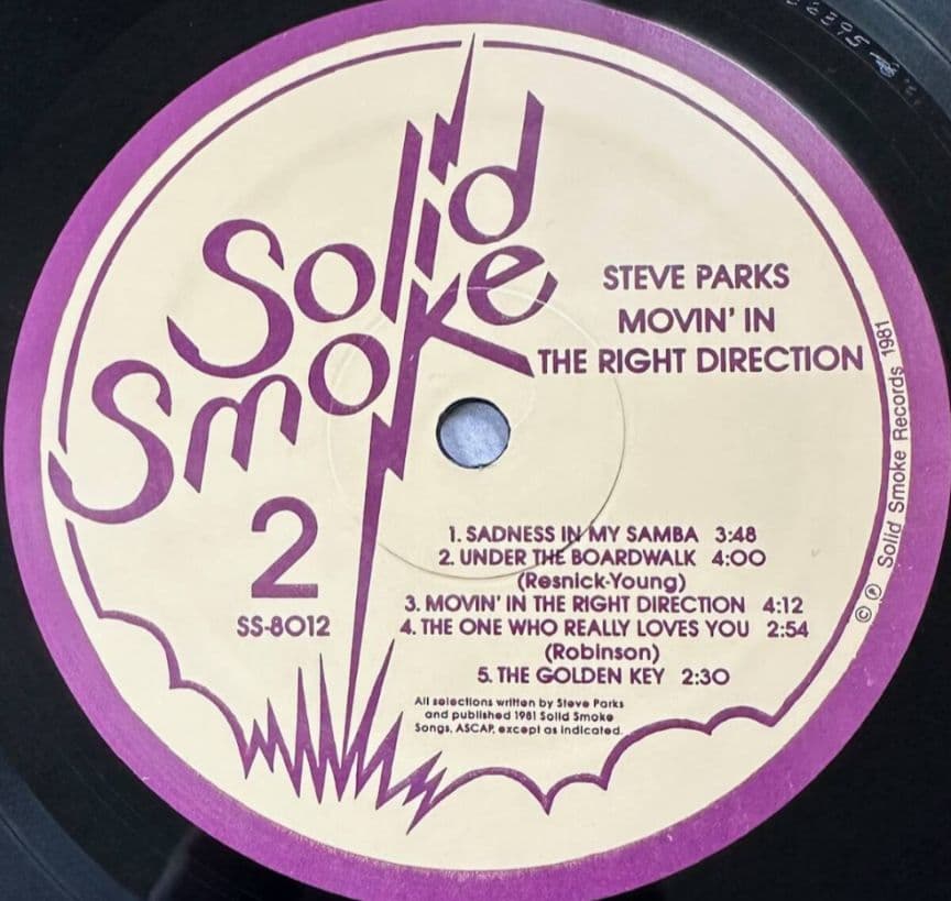 Steve Parks – Movin' In The …未開封