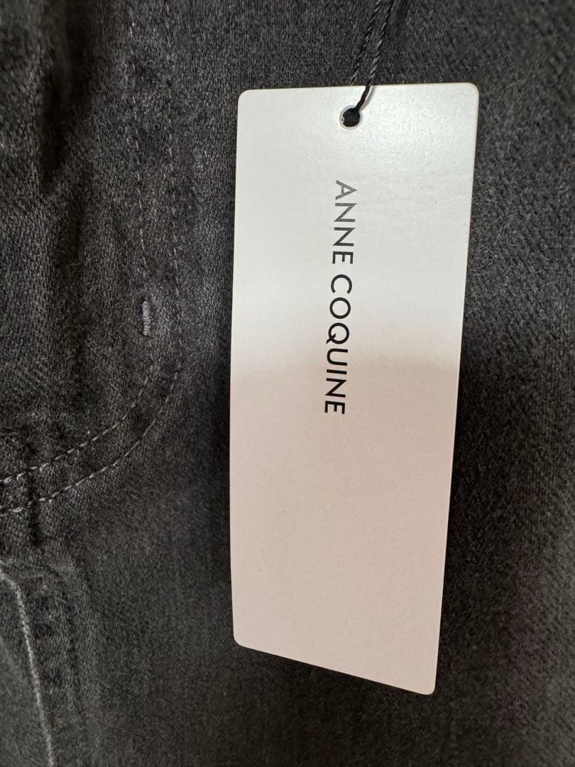 ANNE COQUINE グレー デニムタイトスカート