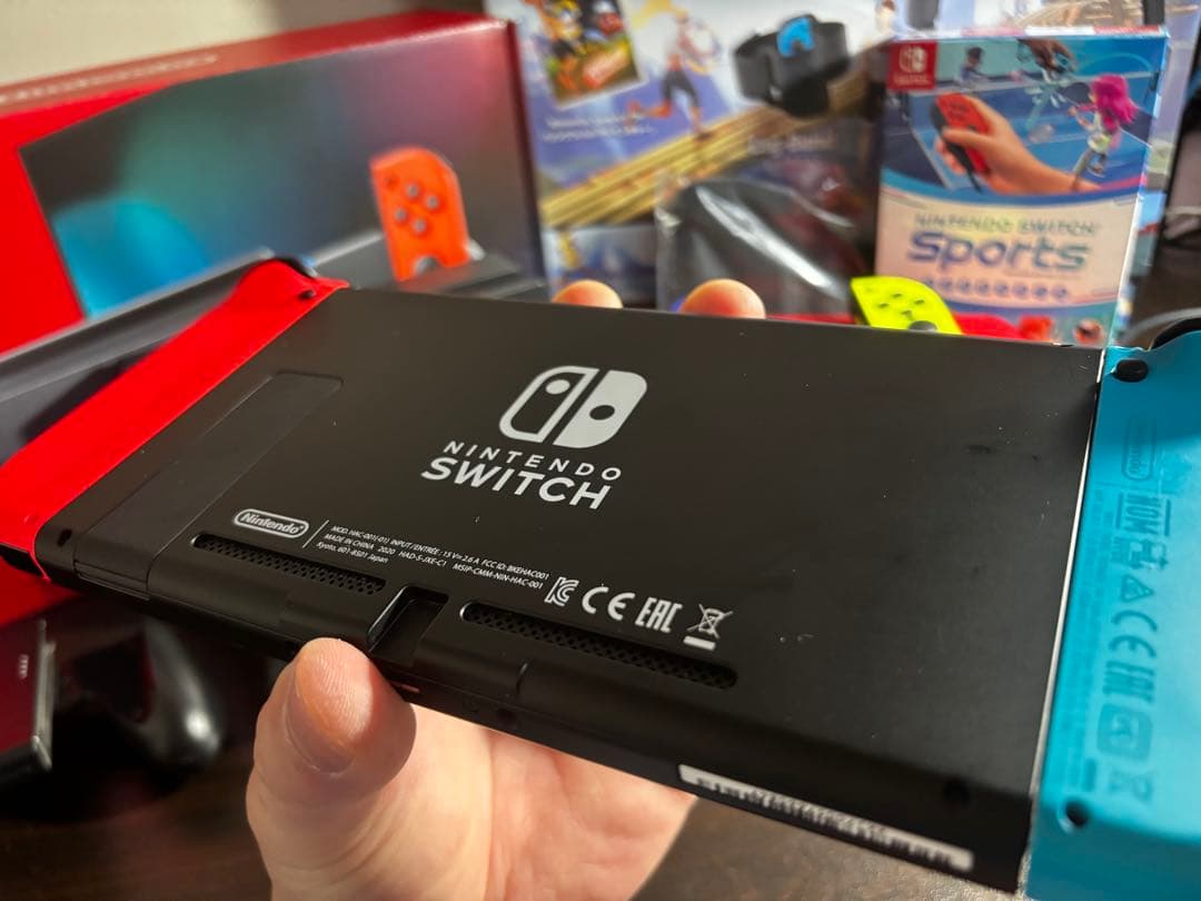 Nintendo Switch 青/赤 Joy-Con 本体 付属品付き