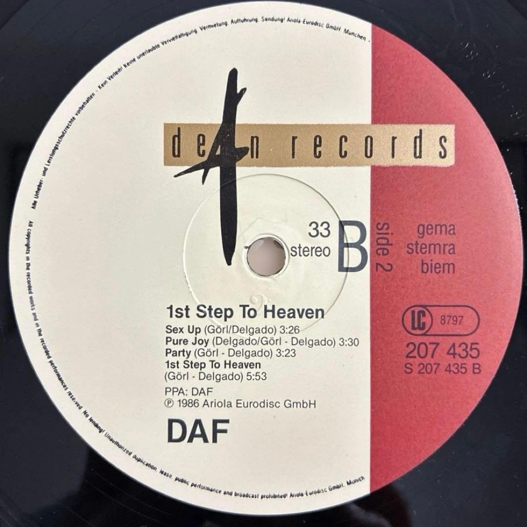 DAF / 1st Step to Heaven 輸入12inchレコード