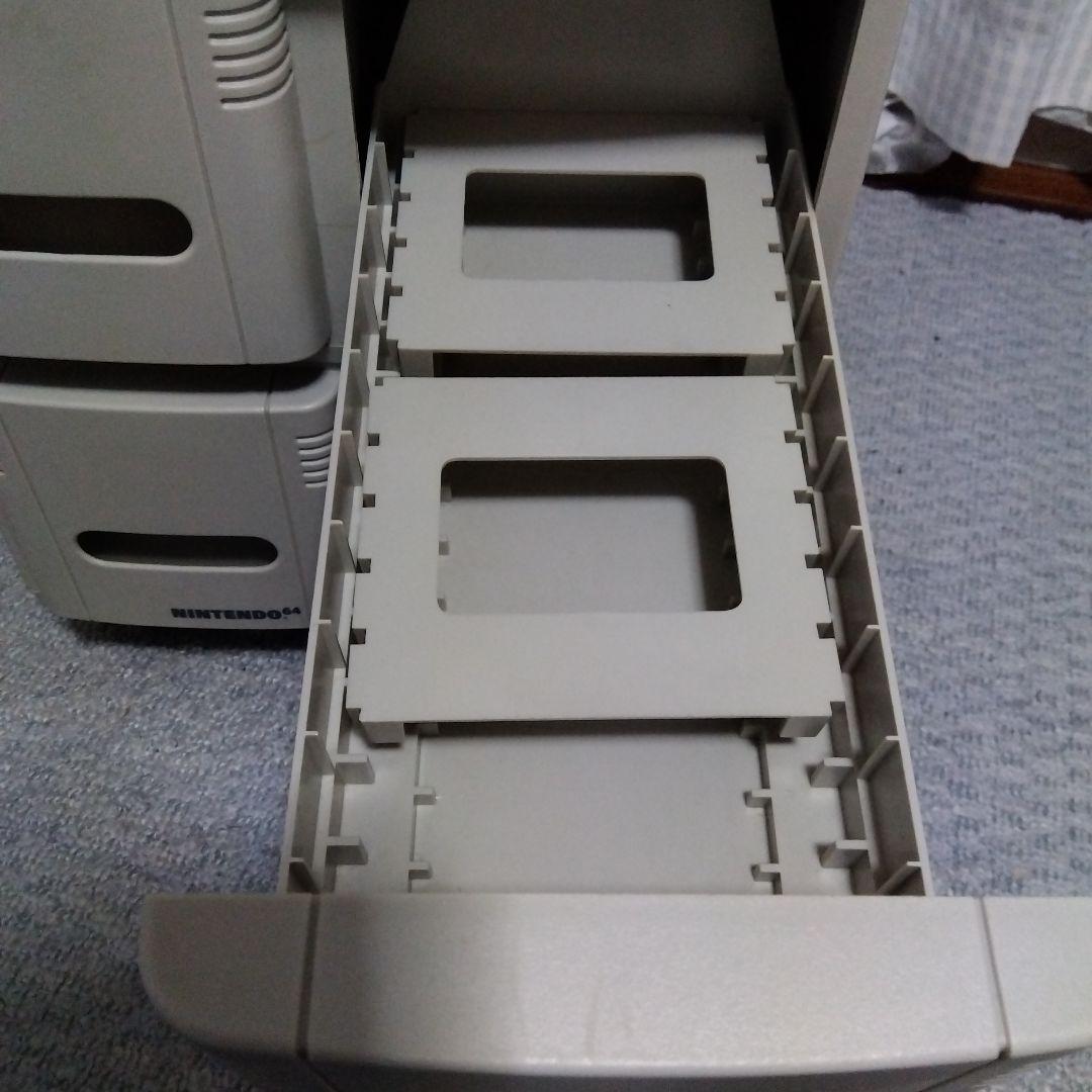 ニンテンドー64 スーパーファミコン　収納ラック