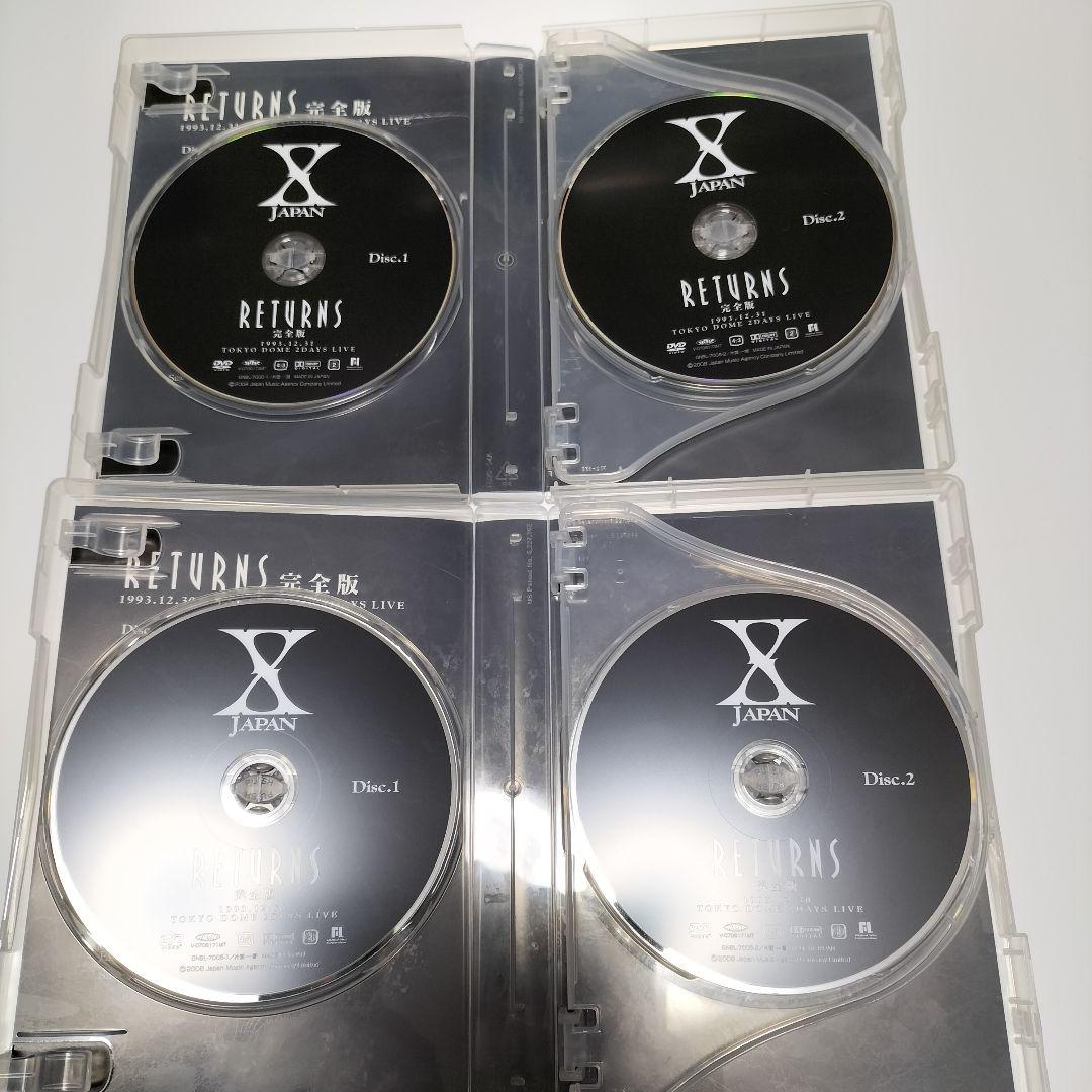 X JAPAN RETURNS 完全版　DVD-BOX　中古