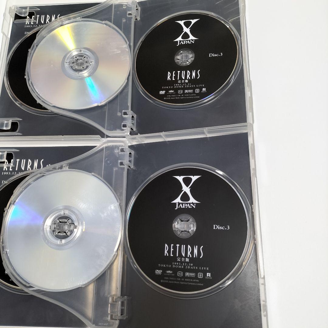X JAPAN RETURNS 完全版　DVD-BOX　中古