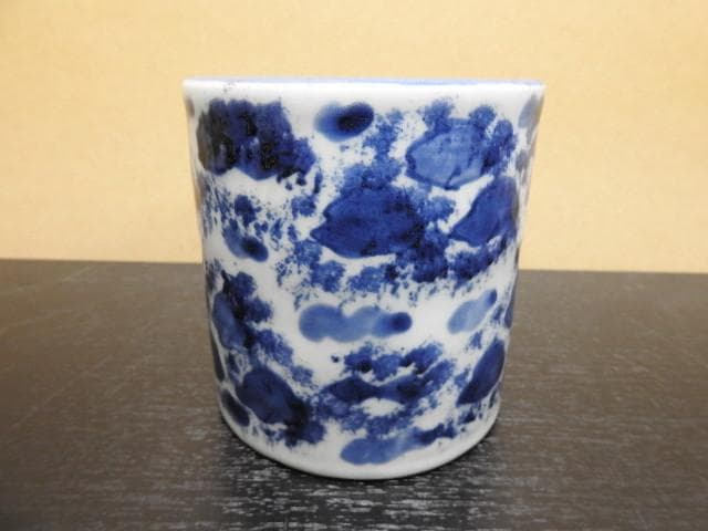 伊万里　染付　火入　海中絵　MA7