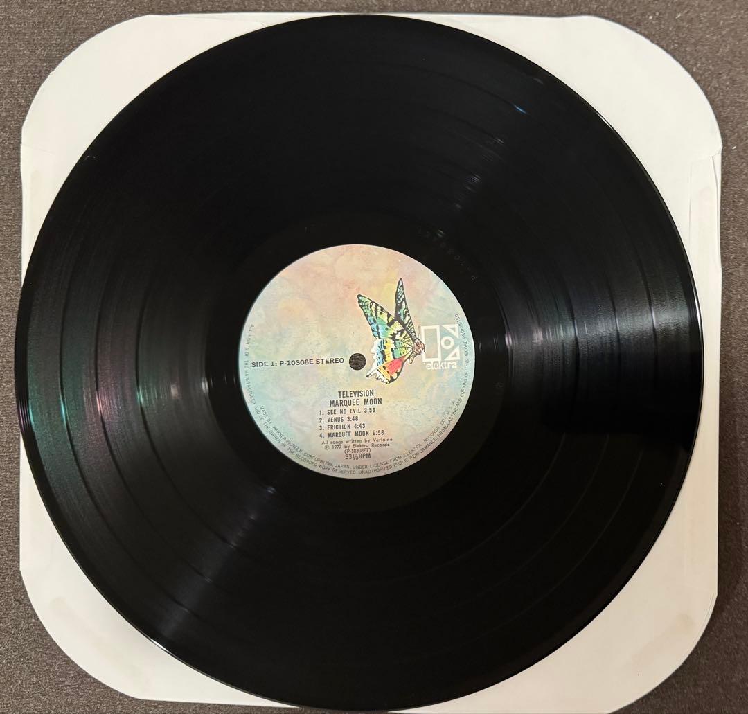 い*ン様 【帯付き】テレヴィジョン マーキームーン　LPレコード　国内盤