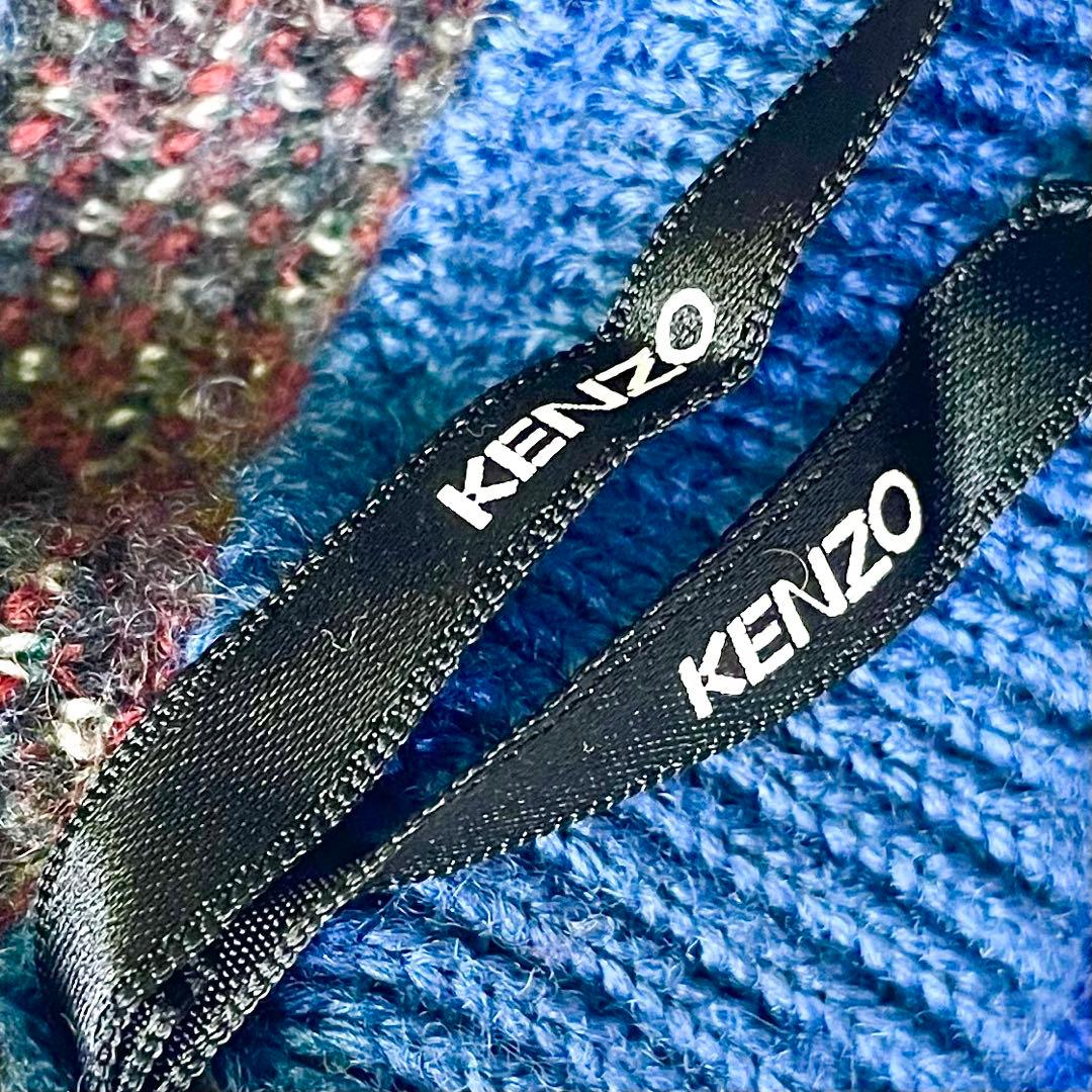 KENZO ヴィンテージ 総柄ニットスカート エルカ期