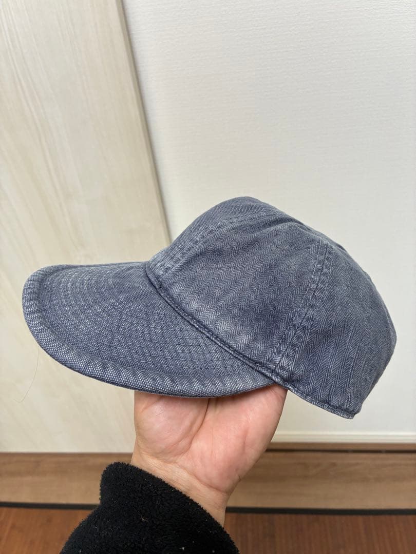 ダークグレー コットン ワークキャップ