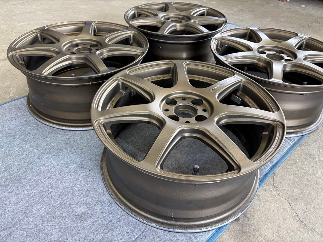 WORK エモーション T7R 4本セット ナット付き 17インチ 4穴