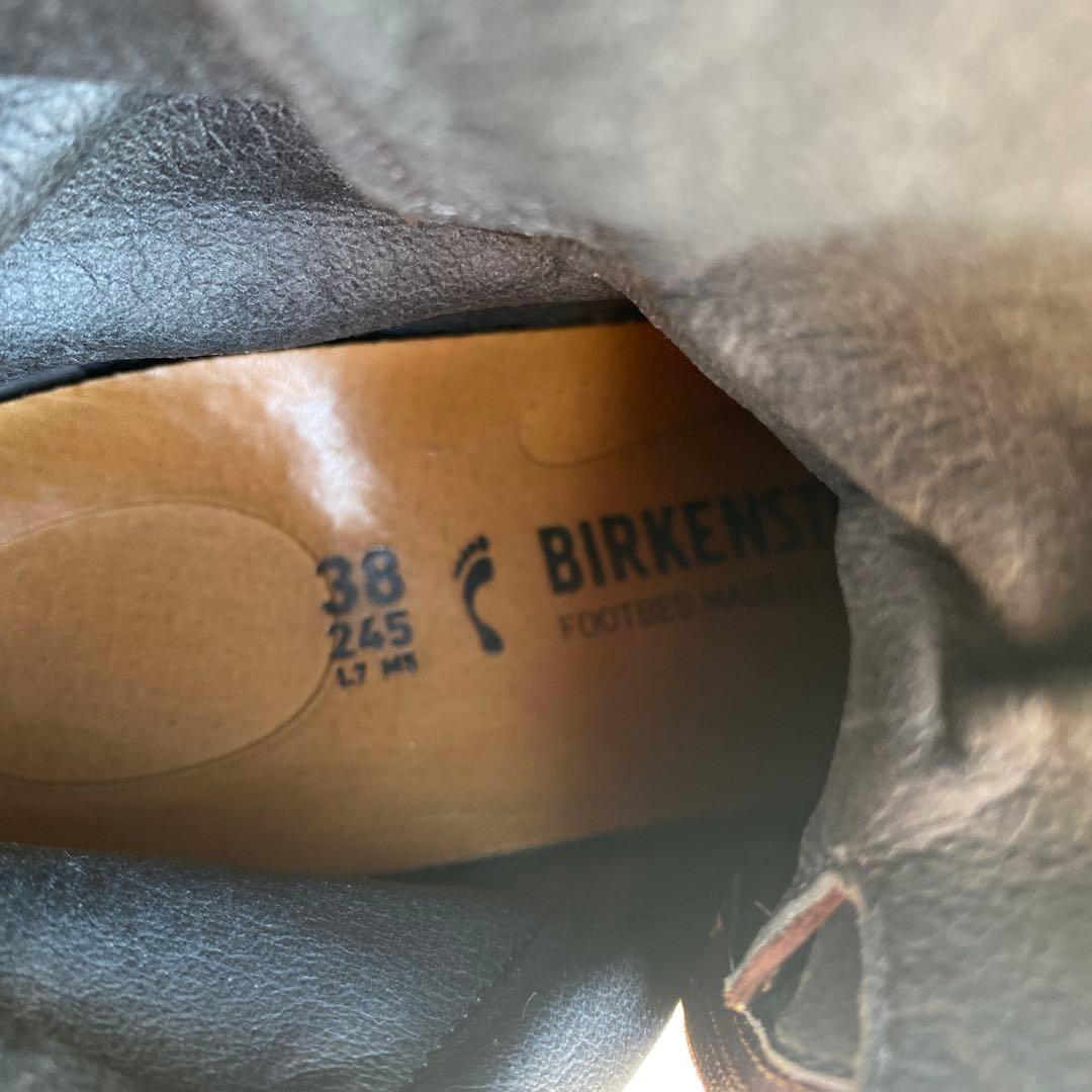 【Birkenstock】ビルケンシュトック　レザー ブーツ サイドファスナー