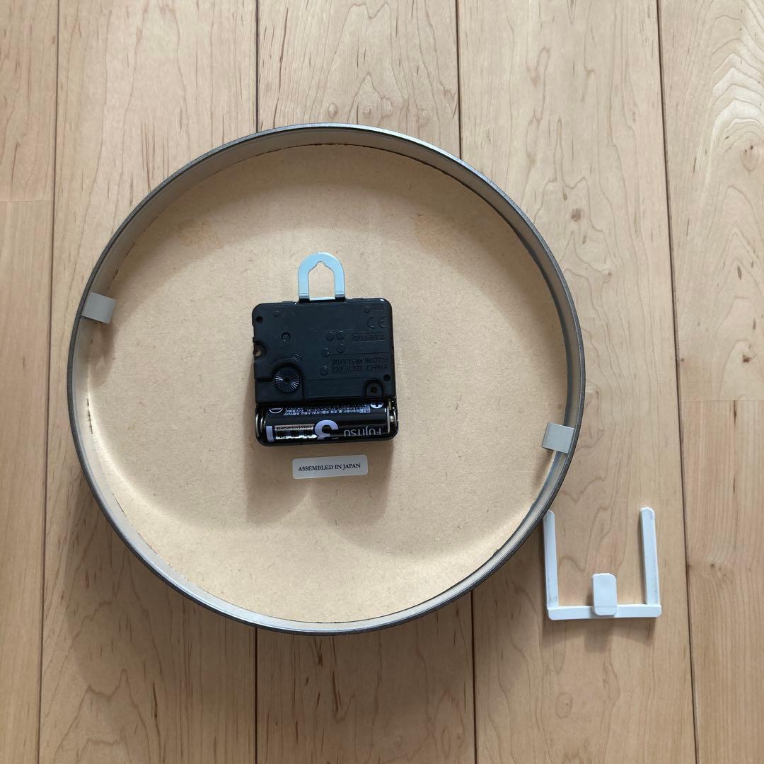 ［ＩＤＥＥ］ＩＤＥＥ　ＴＩＭＩＮＧ　掛け時計　２００ｍｍ　アラビア数字（アルミ）