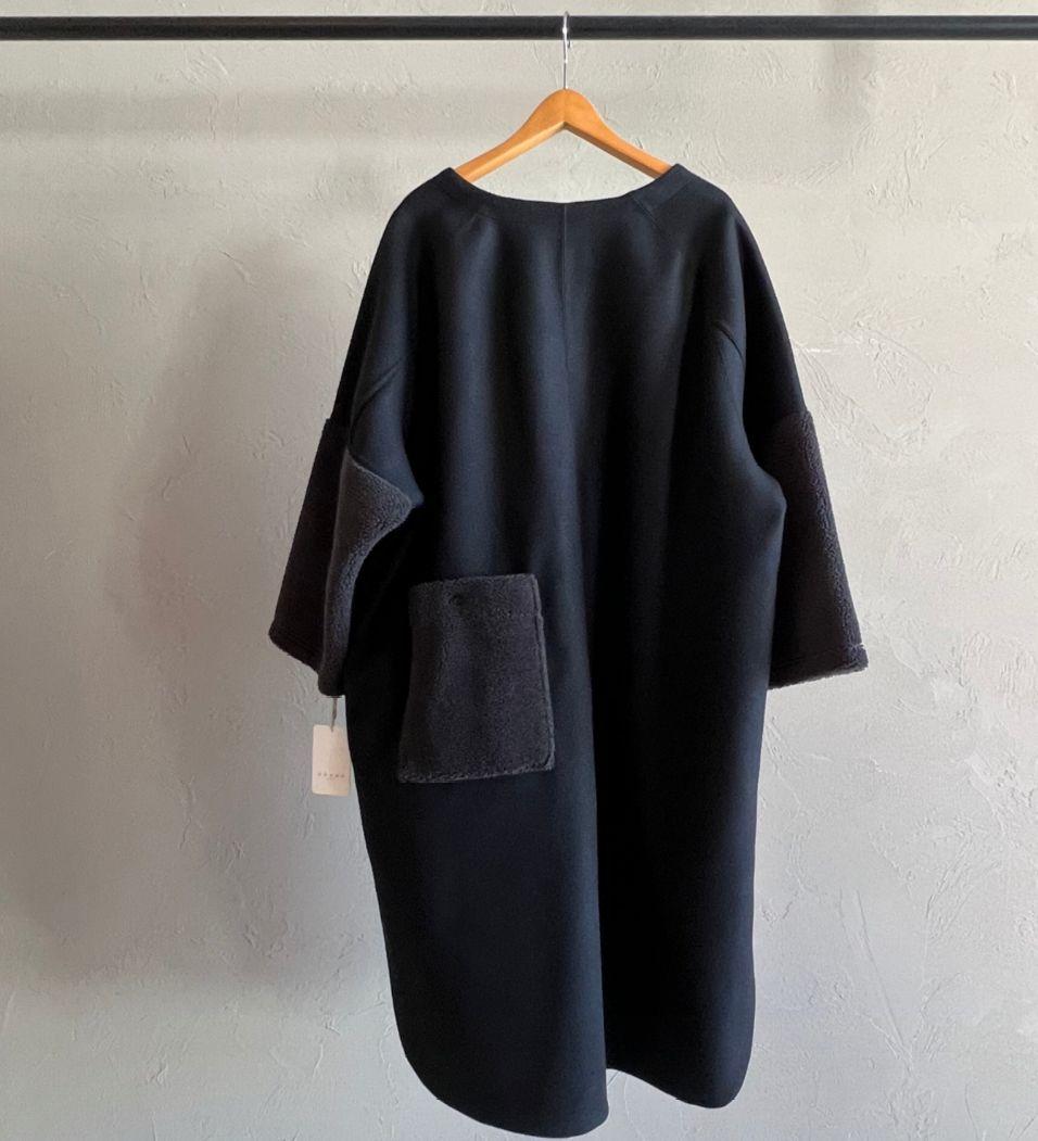 【新品 未使用】レディース あむう　akane アカネ　コート　ブラック