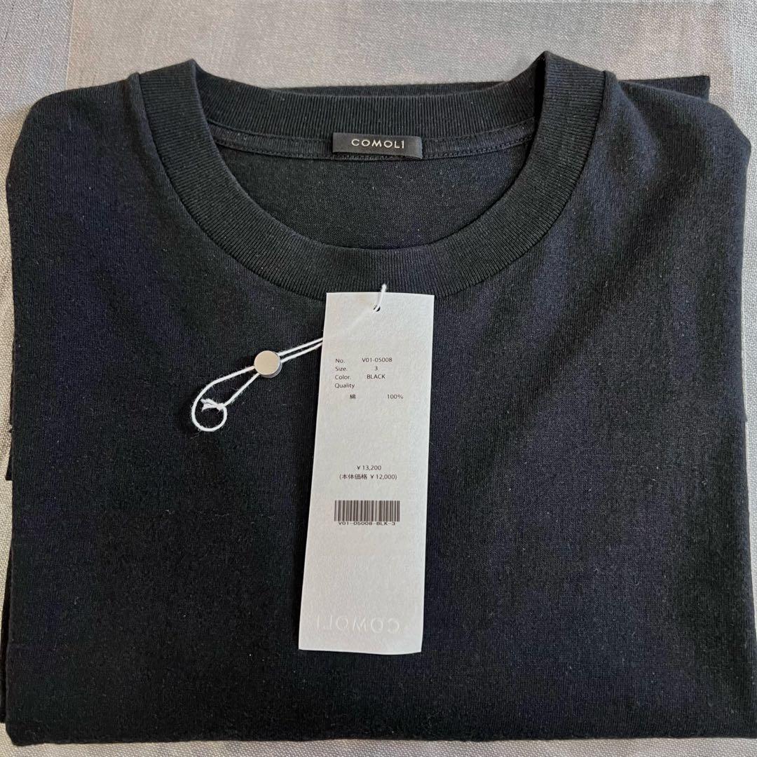 comoli 空紡天竺 半袖Tシャツ