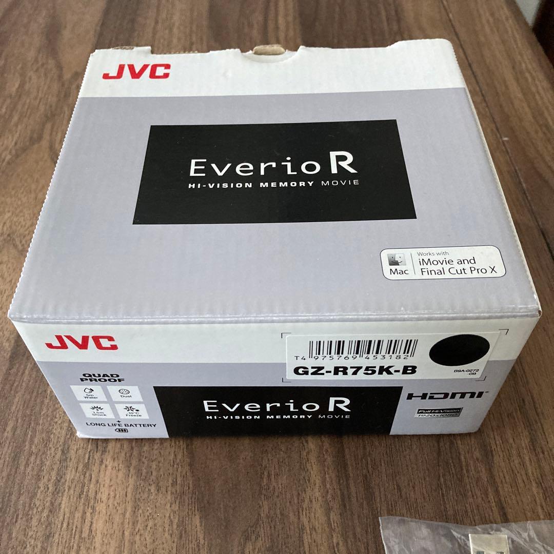 JVCビデオカメラ　EverioR GZ-R75K-B