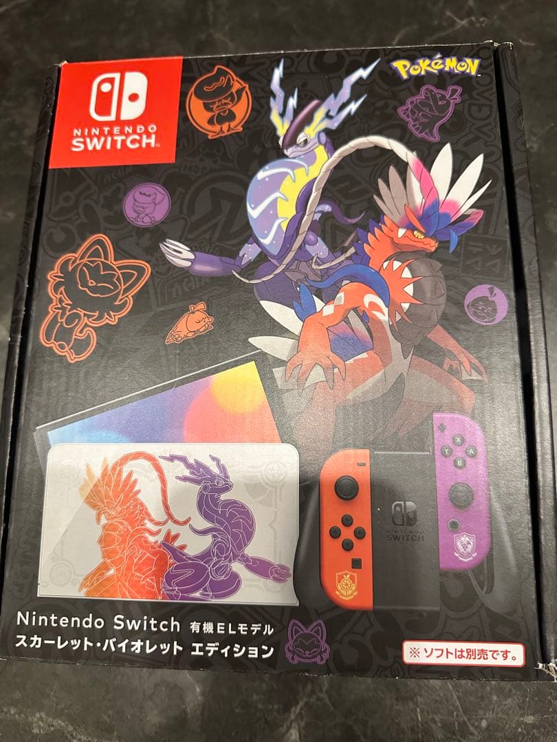 Switch Nintendo Switch 有機ELモデル スカーレット・バ…