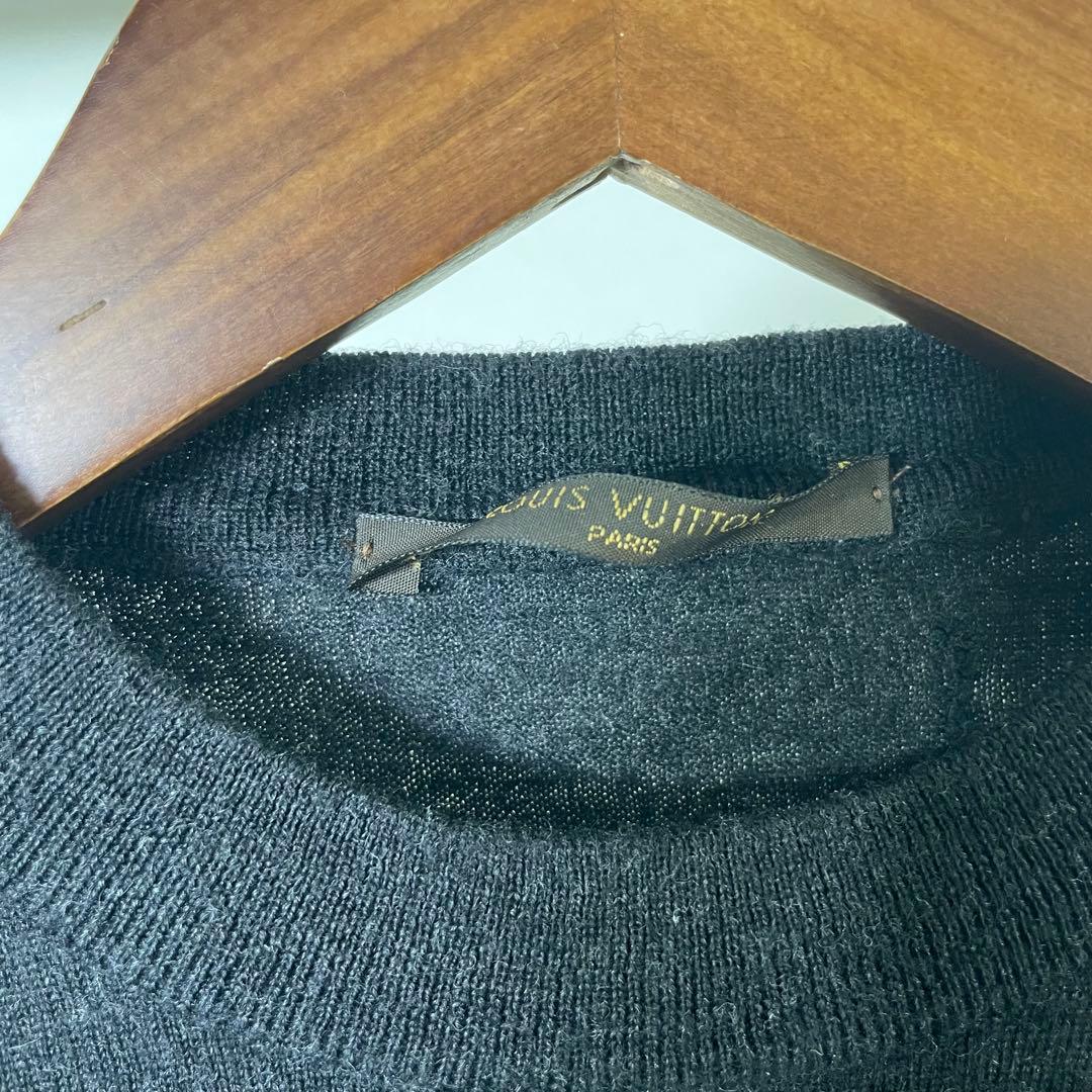 さ*郎様 LOUIS VUITTON ダークグレー ニット　XS