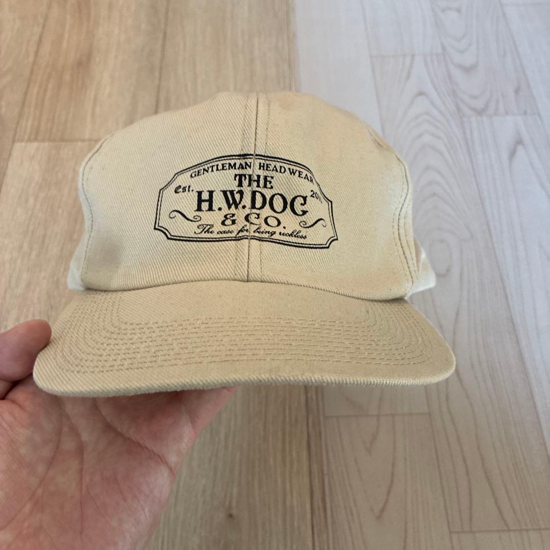 H.W.DOG & CO. ベージュ ワークキャップ