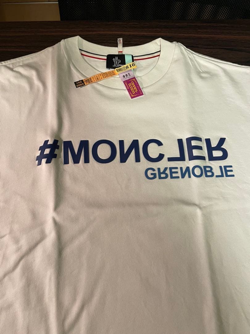 【希少】MONCLER Tシャツ Mサイズ ホワイト モンクレール