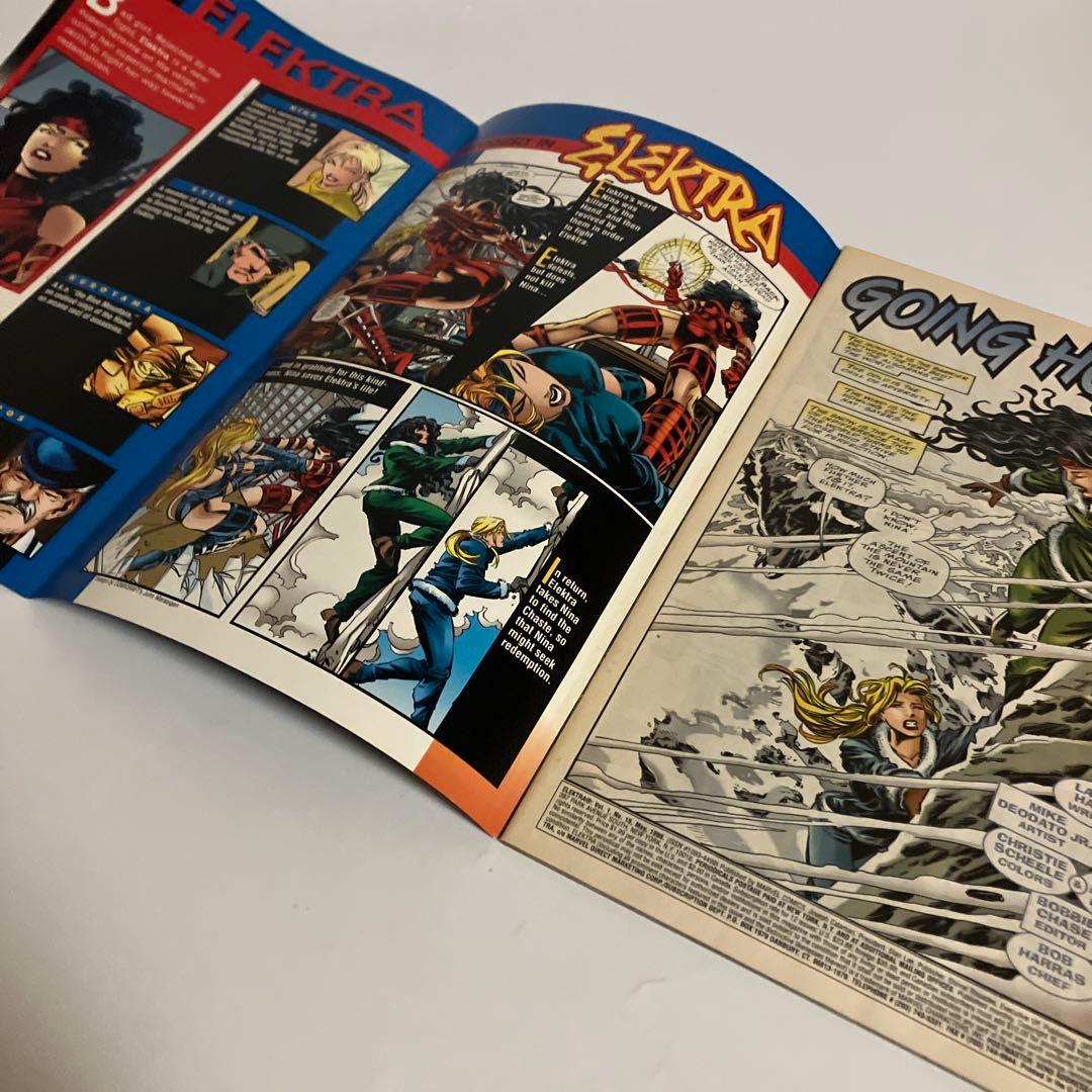 アメコミ・英語　ELEKTRA # 18 （MARVEL 1996）リーフ版