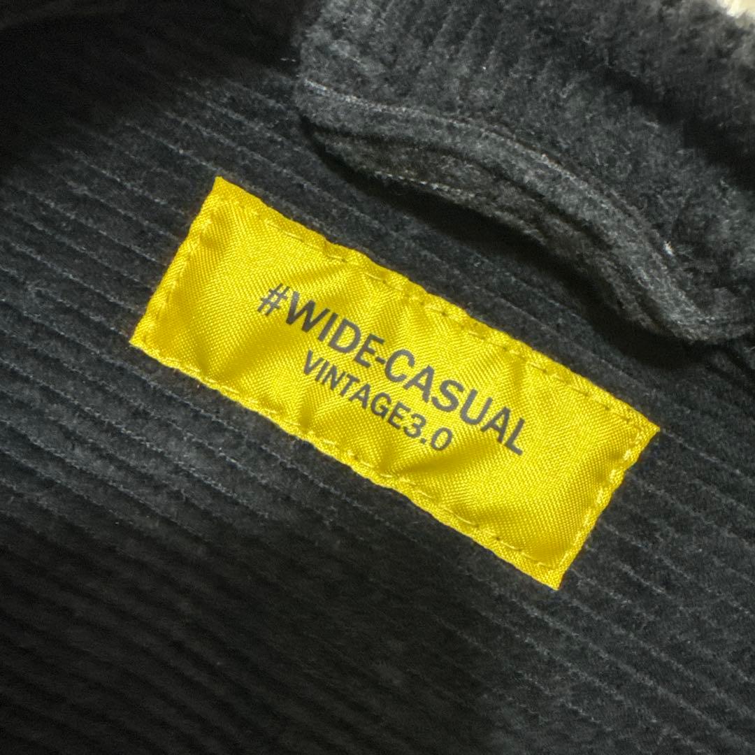 ブラック コーデュロイ ジャケット パンツ セット