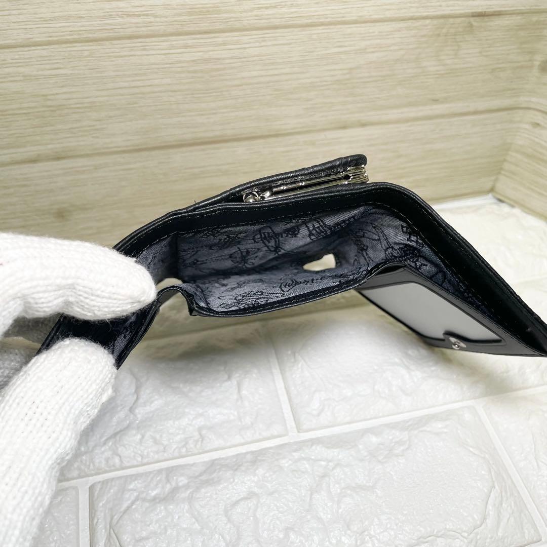 【新品・未使用】 Vivienne Westwood 三つ折り財布　ブラック