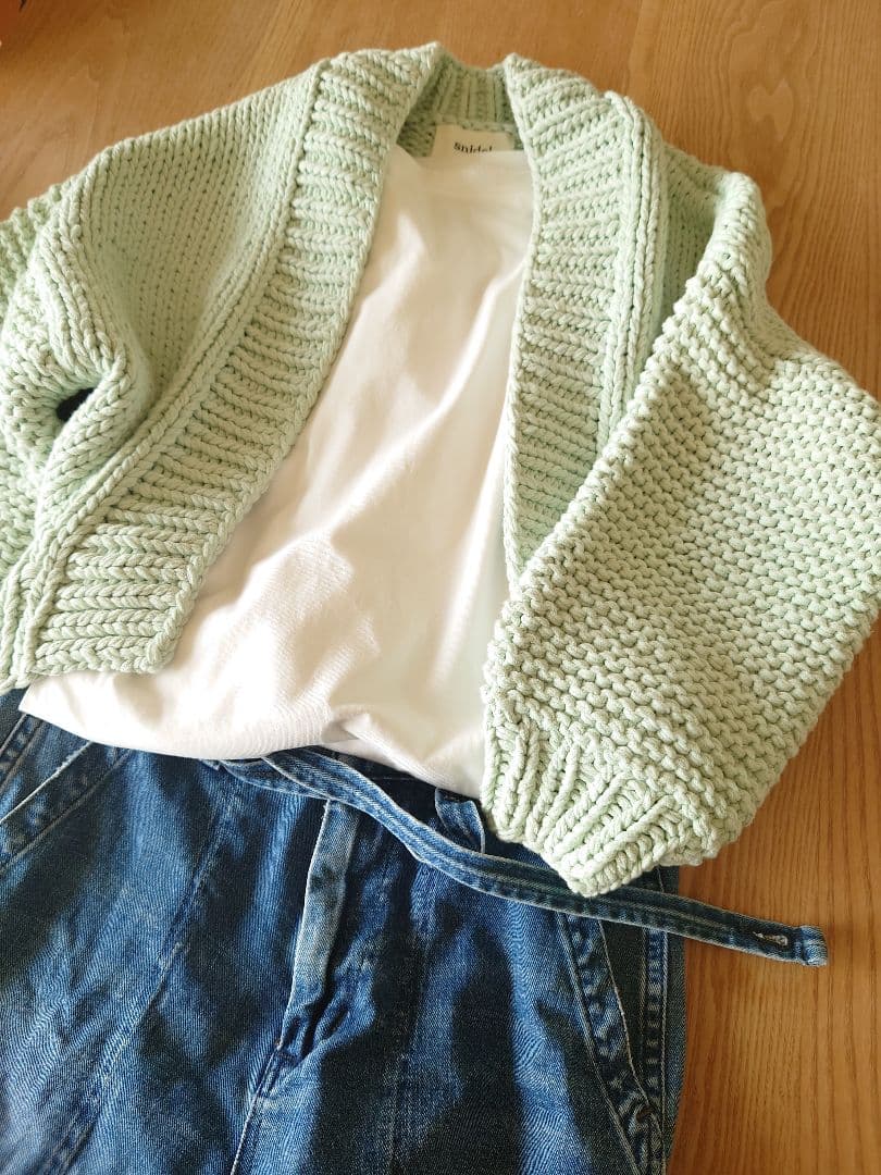 新品タグ付　snidel　ローゲージカーデ