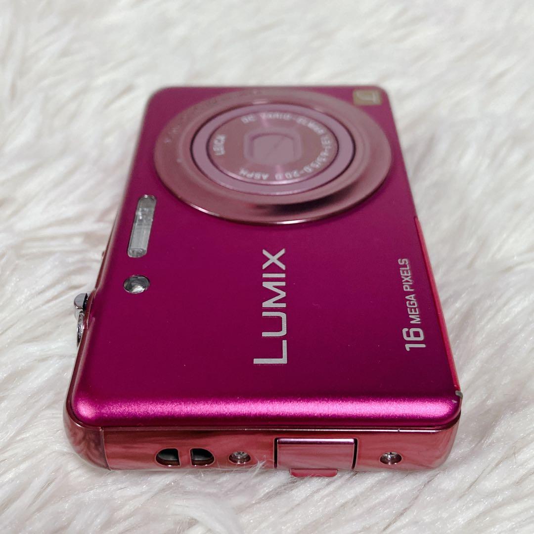 【極美品】 Panasonic パナソニック DMC-FH7 デジカメ ピンク