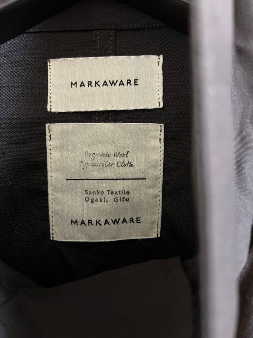 ジャケット・アウター MARKAWARE ORGANIC WOOL TYPEWRITER M-65