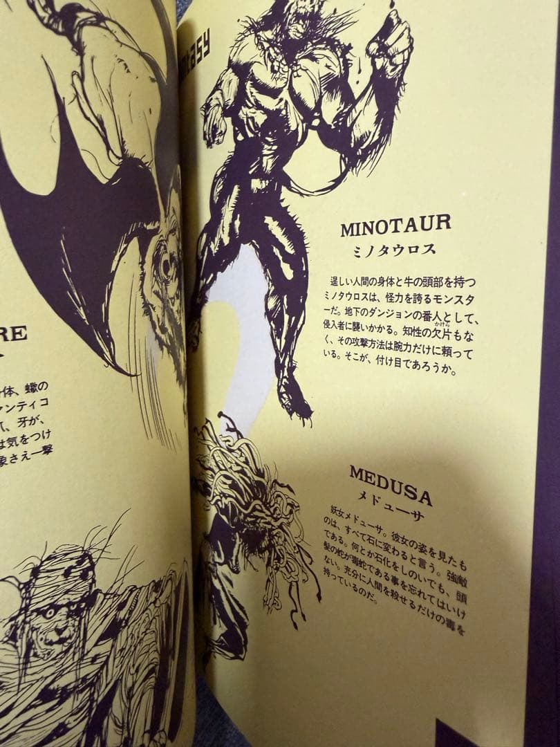 ファイナルファンタジー モンスターマニュアル 天野喜孝イラスト集 初版